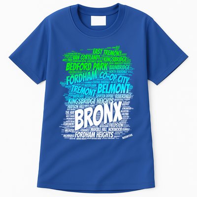 Boogie Down Bronx New York City Pride Map Area Like A Zoo Funny Gift Tall T-Shirt