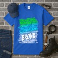 Boogie Down Bronx New York City Pride Map Area Like A Zoo Funny Gift Tall T-Shirt