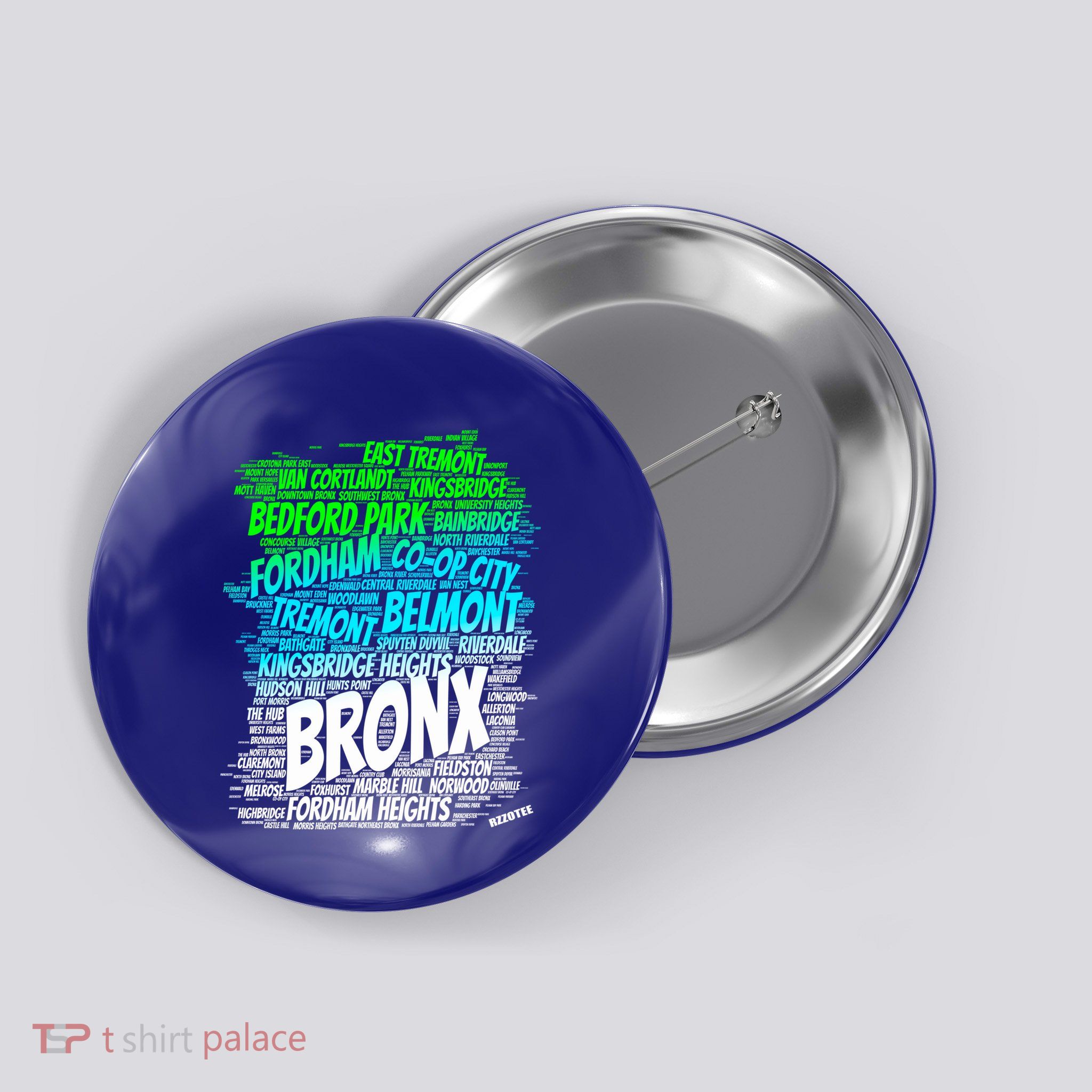 Boogie Down Bronx New York City Pride Map Area Like A Zoo Funny Gift Button