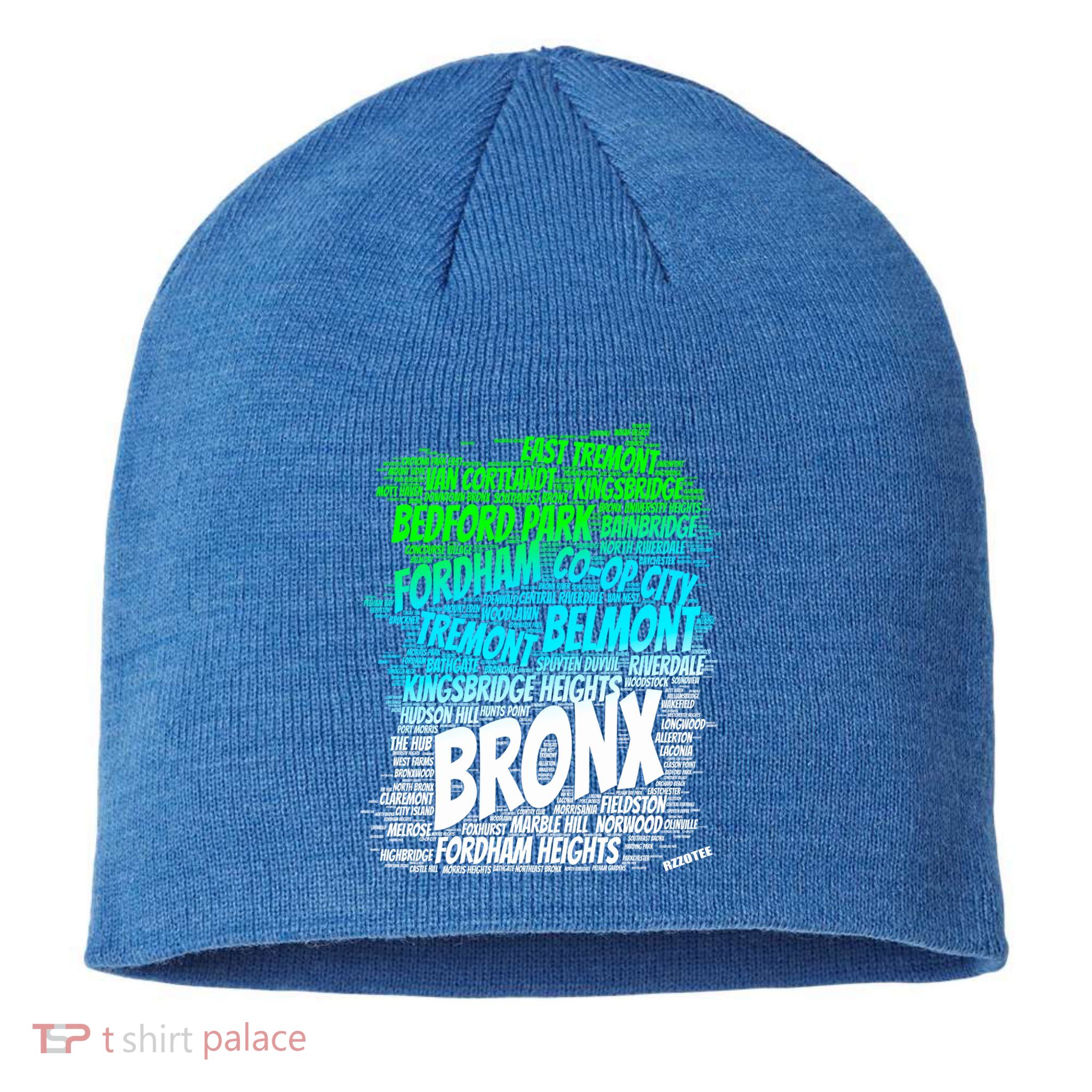 Boogie Down Bronx New York City Pride Map Area Like A Zoo Funny Gift Sustainable Beanie