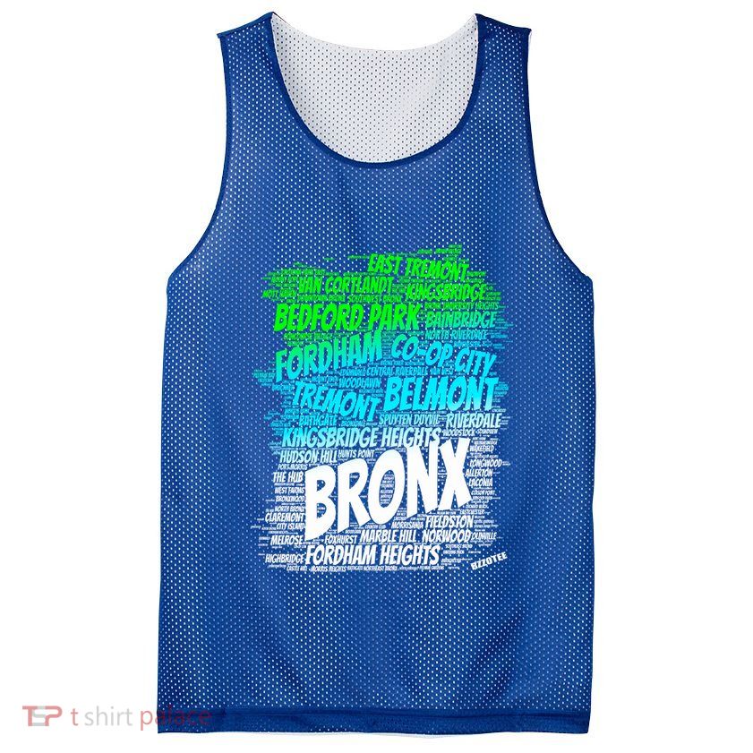 Boogie Down Bronx New York City Pride Map Area Like A Zoo Funny Gift Mesh Reversible Basketball Jersey Tank