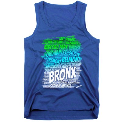 Boogie Down Bronx New York City Pride Map Area Like A Zoo Funny Gift Tank Top