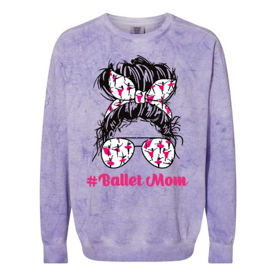 Ballet Dancer Ballerina A Dance Mom Dancer Ballet Practice Gift Colorblast Crewneck Sweatshirt