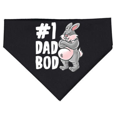 Bunny Dad Best Dad Bod Daddy Rabbit Papa Father's Day Cute Gift USA-Made Doggie Bandana