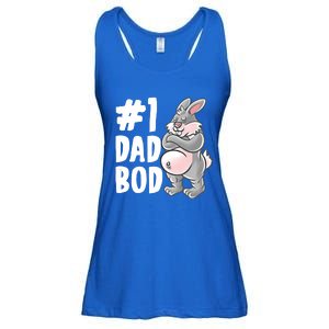 Bunny Dad Best Dad Bod Daddy Rabbit Papa Father's Day Cute Gift Ladies Essential Flowy Tank