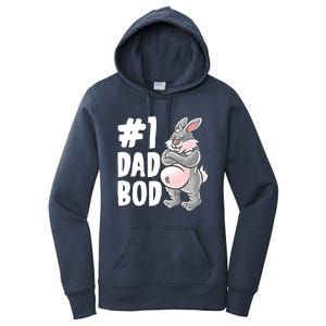 Bunny Dad Best Dad Bod Daddy Rabbit Papa Father's Day Cute Gift Women's Pullover Hoodie