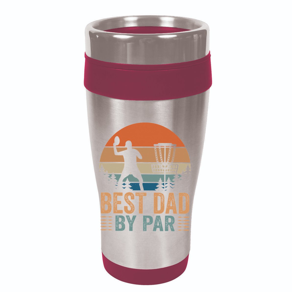 Best Dad By Par Disc Golf Dad Frisbee Golf Dad Father Gift Backpack