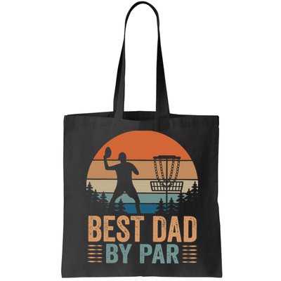 Best Dad By Par Disc Golf Dad Frisbee Golf Dad Father Gift Bag