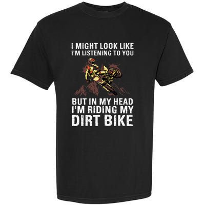 Best Dirt Bike Art For Men Women Motocross Dirt Bike Lover Garment-Dyed Heavyweight T-Shirt