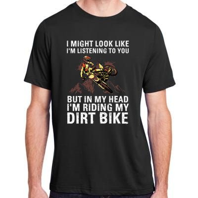 Best Dirt Bike Art For Men Women Motocross Dirt Bike Lover Adult ChromaSoft Performance T-Shirt