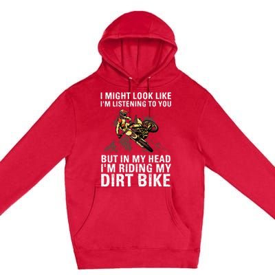 Best Dirt Bike Art For Men Women Motocross Dirt Bike Lover Premium Pullover Hoodie