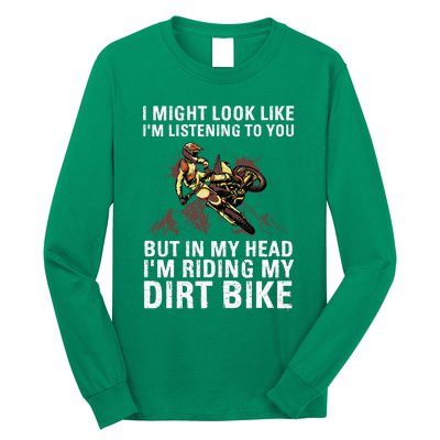 Best Dirt Bike Art For Men Women Motocross Dirt Bike Lover Long Sleeve Shirt