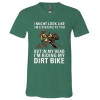 Best Dirt Bike Art For Men Women Motocross Dirt Bike Lover V-Neck T-Shirt