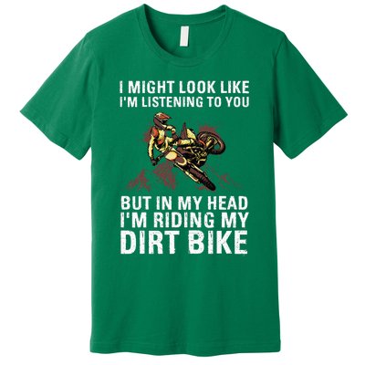 Best Dirt Bike Art For Men Women Motocross Dirt Bike Lover Premium T-Shirt