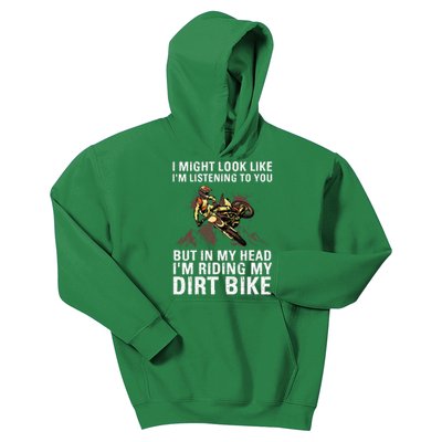 Best Dirt Bike Art For Men Women Motocross Dirt Bike Lover Kids Hoodie