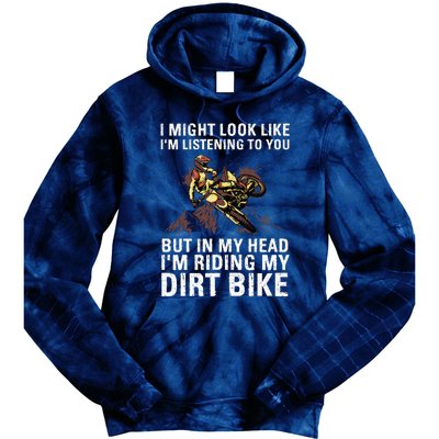 Best Dirt Bike Art For Men Women Motocross Dirt Bike Lover Tie Dye Hoodie