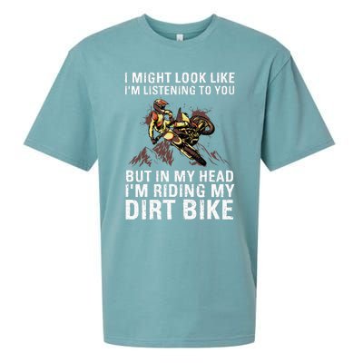 Best Dirt Bike Art For Men Women Motocross Dirt Bike Lover Sueded Cloud Jersey T-Shirt