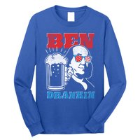 Ben Drankin Beer Mug Ben Franklin Patriotic Cool Gift Long Sleeve Shirt