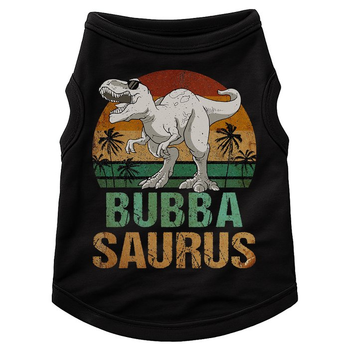 Bubbasaurus Dinosaur Bubba Saurus Vintage Father's Day Doggie Tank