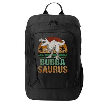 Bubbasaurus Dinosaur Bubba Saurus Vintage Father's Day City Backpack