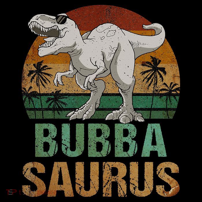 Bubbasaurus Dinosaur Bubba Saurus Vintage Father's Day Button