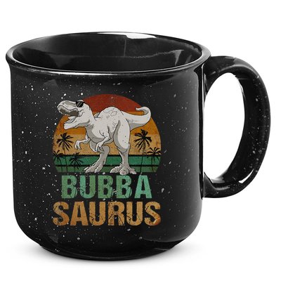 Bubbasaurus Dinosaur Bubba Saurus Vintage Father's Day 15oz Campfire Ceramic Mug