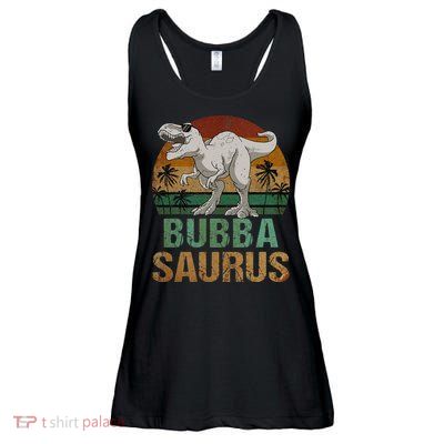 Bubbasaurus Dinosaur Bubba Saurus Vintage Father's Day Ladies Essential Flowy Tank