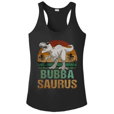 Bubbasaurus Dinosaur Bubba Saurus Vintage Father's Day Ladies PosiCharge Competitor Racerback Tank