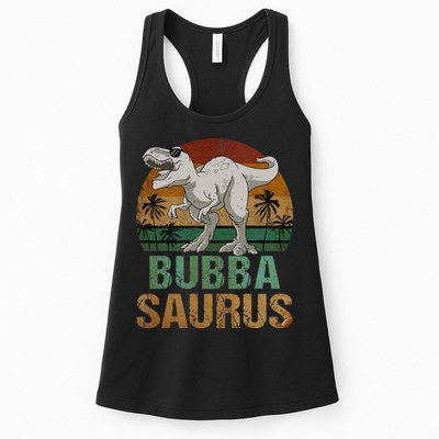 Bubbasaurus Dinosaur Bubba Saurus Vintage Father's Day Womens Tank Top