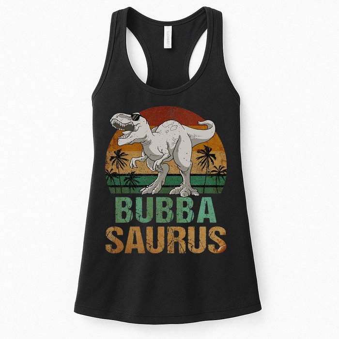 Bubbasaurus Dinosaur Bubba Saurus Vintage Father's Day Womens Tank Top