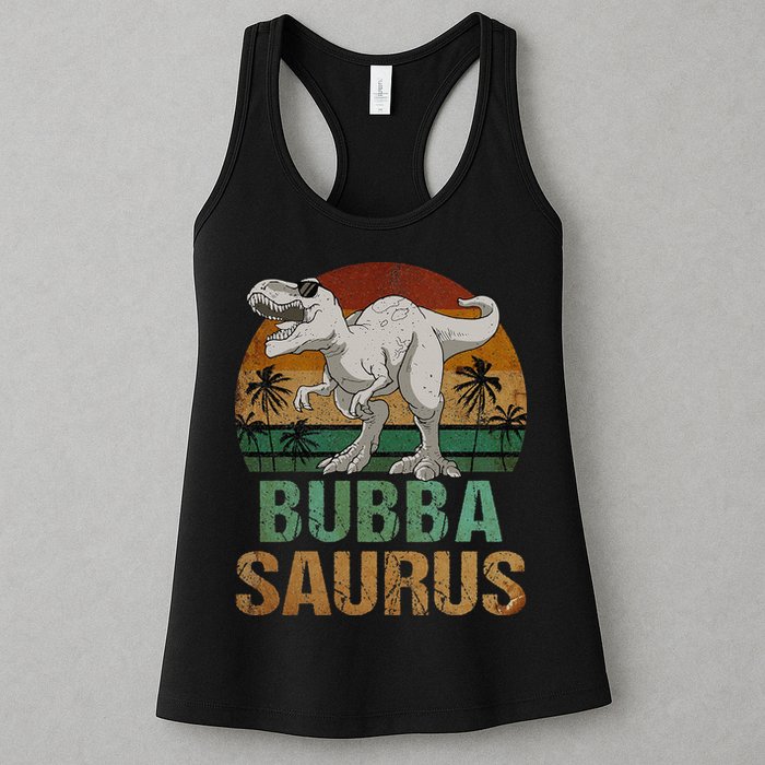 Bubbasaurus Dinosaur Bubba Saurus Vintage Father's Day Womens Tank Top