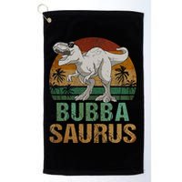 Bubbasaurus Dinosaur Bubba Saurus Vintage Father's Day Golf Towel