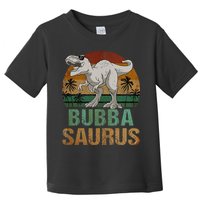 Bubbasaurus Dinosaur Bubba Saurus Vintage Father's Day Toddler T-Shirt