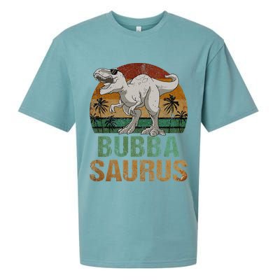 Bubbasaurus Dinosaur Bubba Saurus Vintage Father's Day Sueded Cloud Jersey T-Shirt