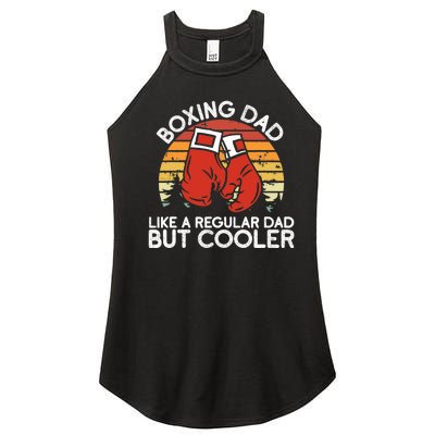 Boxing Dad Boxing Moves Boxing Coach Daddy Boxer Father Women’s Perfect Tri Rocker Tank