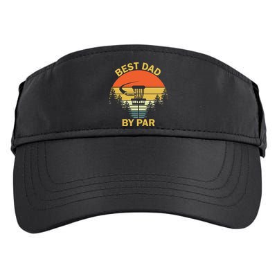 Best Dad By Par Daddy Father's Day Gifts Golf Lover Golfer Adult Drive Performance Visor