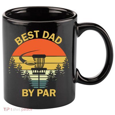 Best Dad By Par Daddy Father's Day Gifts Golf Lover Golfer 11oz C Handle Ceramic Mug