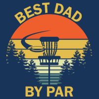 Best Dad By Par Daddy Father's Day Gifts Golf Lover Golfer Flat Bill Trucker Hat