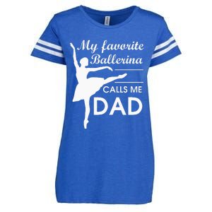 Ballerina Dad Ballet Dancer Father For Men JT Enza Ladies Jersey Football T-Shirt