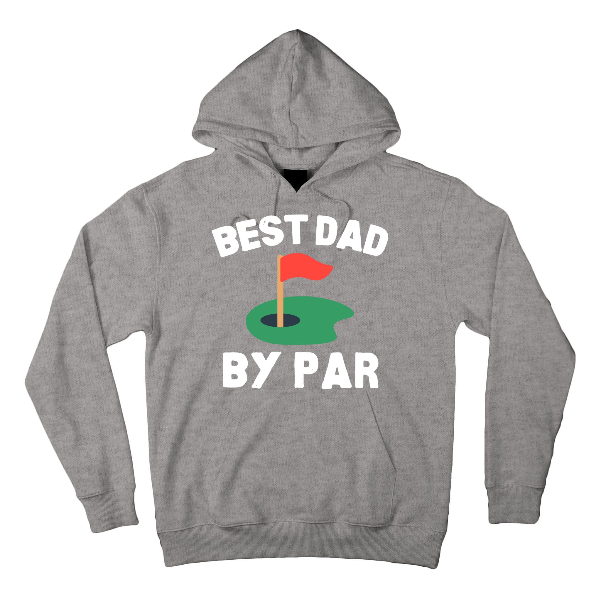 Best Dad By Par Golf Humor Father Gift Tall Hoodie