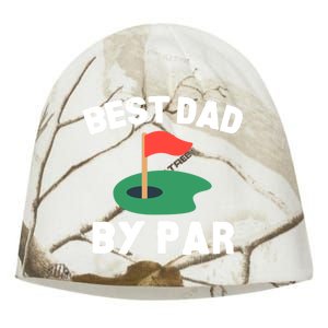 Best Dad By Par Golf Humor Father Gift Kati - Camo Knit Beanie