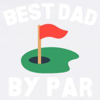 Best Dad By Par Golf Humor Father Gift Hoodie
