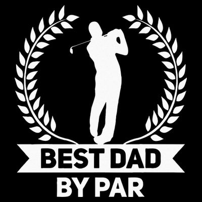 Best Dad By Par Golf Fathers Day Golfing T-Shirt