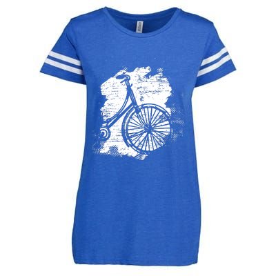 Bike Drawing Bicycle Enza Ladies Jersey Football T-Shirt