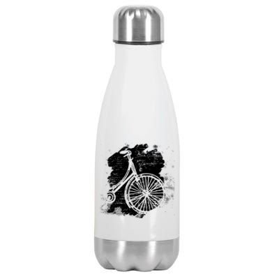 Bike Drawing Bicycle Stainless Steel Insulated Water Bottle