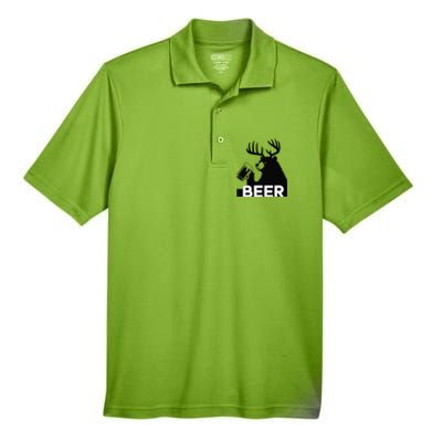 Beer Deer Men's Origin Performance Pique Polo