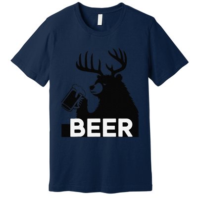 Beer Deer Premium T-Shirt