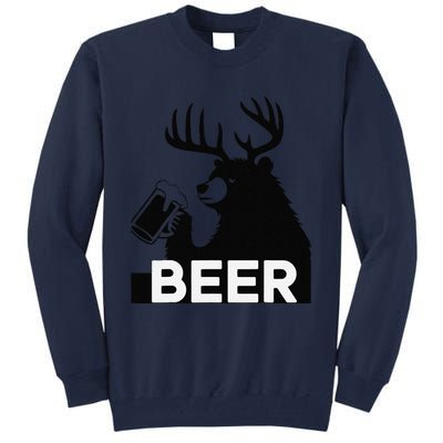 Beer Deer Tall Sweatshirt