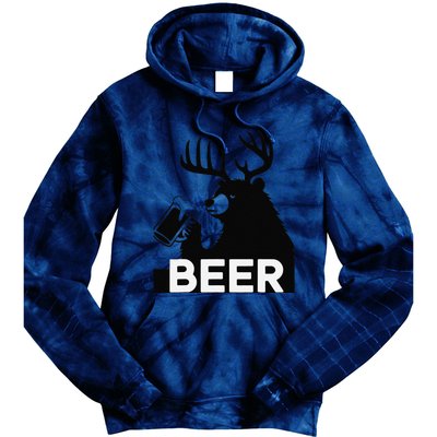 Beer Deer Tie Dye Hoodie