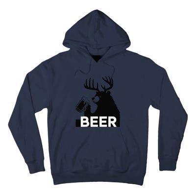 Beer Deer Tall Hoodie